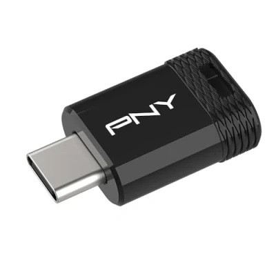 Abbildung von PNY 128GB Elite X Fit Type C USB 3.2 Flash Laufwerk Erweiterte Leistung von bis zu 200 MB/s beim Lesen, praktische tragbare Datenspeicherung, ultrakompaktes Design, Anschluss