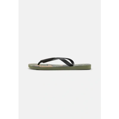 Abbildung von Havaianas CAMU Unisex Badezehentrenner, Herren, Größe: 41 42, Green olive/black Schuhe