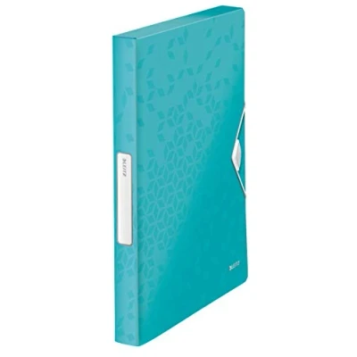 Abbildung von Leitz 46290051 Ablagebox WOW, A4, PP, 30 mm, eisblau