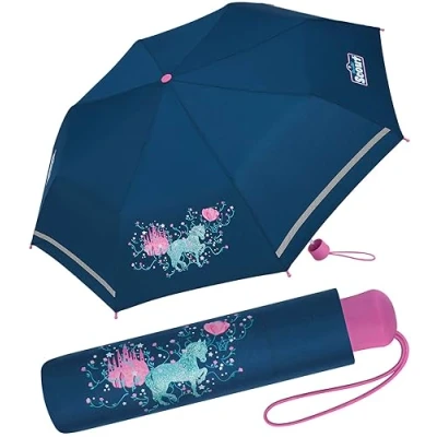 Abbildung von Scout Kinder Taschenschirm mit reflektierendem Streifen Dreamworld