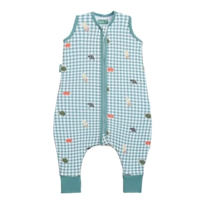 Abbildung von molis&amp;co Baby Schlafsack mit Füßen 0.5 TOG Sommerschlafsack für Jungen Kinder Babyschlafsack Beinen 100% Baumwolle (Oeko TEX 100), Premium Qualität Summer Sea (90 cm)
