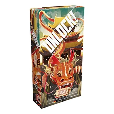 Abbildung von Space Cowboys, Unlock! Die Sieben Prüfungen des Drachen, Familienspiel, Rätselspiel, 1 6 Spieler, Ab 10+ Jahren, 77+ Minuten, Deutsch