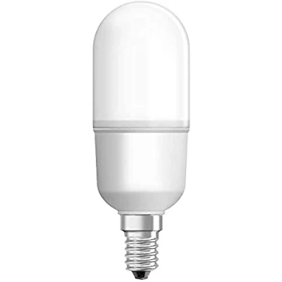 Abbildung von OSRAM LED Lampe mit E14 Sockel, Kaltweiss(4000K), Stabform, 10W, Ersatz für 75W Glühbirne, matt, STAR STICK