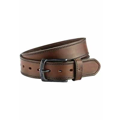 Abbildung von camel active Ledergürtel 4 cm breit Metallschließe Cognac Größe XL