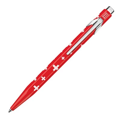 Abbildung von Caran d&#039;Ache 849.253 Metall Kugelschreiber 849 typisch Schweiz! Schweizer Flagge, 1 Stück (1er Pack)