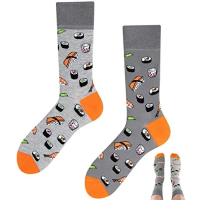 Abbildung von TODO Lustige Weihnachtssocken Damen, Coole Socken Weihnachten Lustig mit Santa Claus (Happy X mas 35 38)