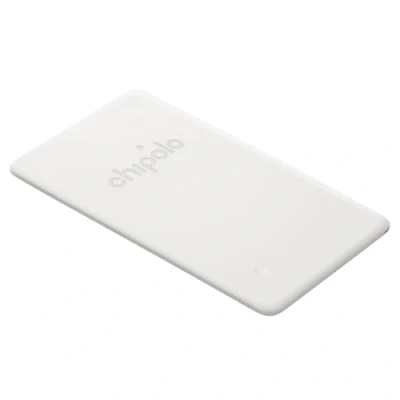 Abbildung von Chipolo Card Point Geldbörsen Finder, Bluetooth Tracker für Funktioniert mit Men Gerät Finden von Google App (nur Android) (Schmutzig Weiß)