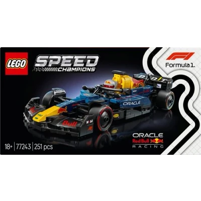 Abbildung von LEGO Speed Champions Oracle Red Bull Racing RB20 F1 Rennauto Modell für Erwachsene mit Formel 1 Minifigur zum Sammeln Ausstellungsstück und Geschenk Fans von Motorsport &amp; Rennwagen 77243