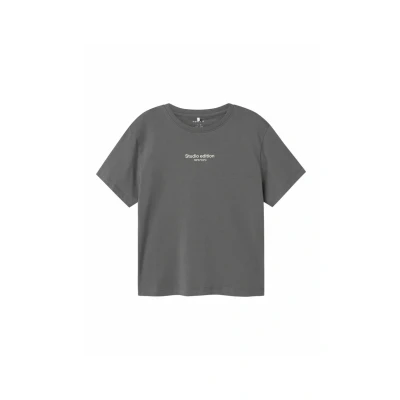 Abbildung von Name it Nkmbrody Tshirt basic für Kinder, Größe: 122/128, Lava smoke