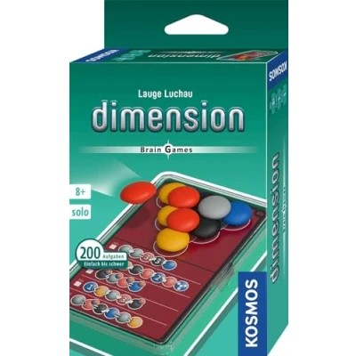 Abbildung von KOSMOS 683306 Dimension Brain Games, Geschicklichkeitsspiel, Solo Spiel ab 8 Jahren, Gehirn Jogging mit 200 Aufgaben, praktisch für unterwegs, Braint Teaser Knobel Fans