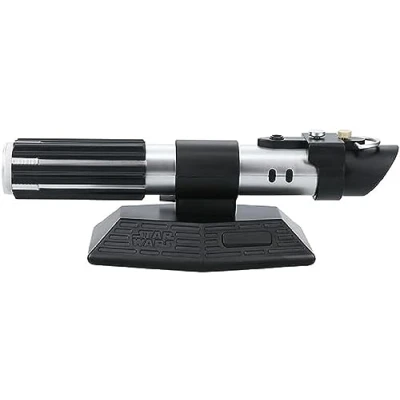 Abbildung von Star Wars Lichtschwert Wandlicht Offiziell lizenziertes Auflicht, mit rotem Licht, Sith &amp; Jedi Tribut Sammlerbeleuchtung Dekoration, Geschenk für Lucasfilm Fans, batteriebetrieben