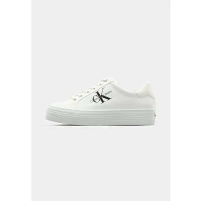 Abbildung von Calvin Klein Jeans VULC Flatform Laceup Sneaker low, Damen, Größe: 37, Bright white Schuhe