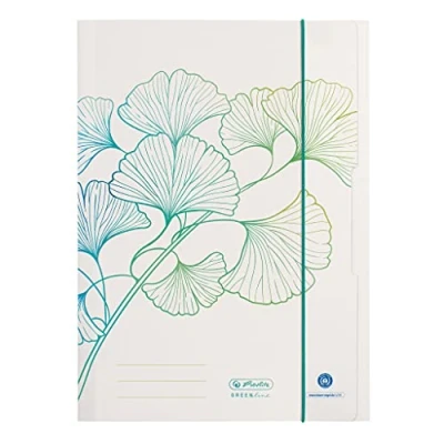 Abbildung von Herlitz 50034420 Sammelmappe A4, Motiv: GREENline, 1 Stück Ginkgo