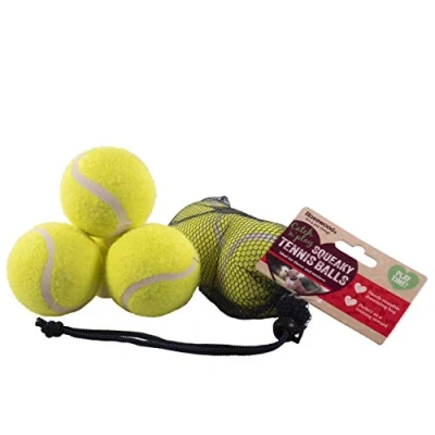 Abbildung von Rosewood Quietschende Tennisbälle für Hunde, 3 Stück
