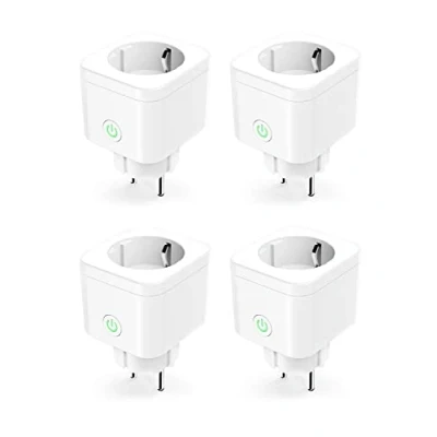Abbildung von Refoss WLAN Steckdose Zeitschaltuhr 4er Pack Smart Alexa mit Fernbedienung, Home WiFi Sprachsteuerung, Plug Funktioniert Alexa, Google