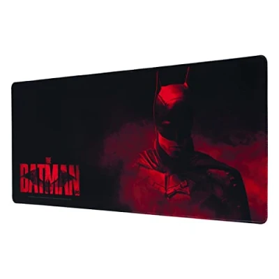 Abbildung von Grupo Erik Gaming Mauspad XXL Batman The Dark Knight Comics Mousepad rutschfest und Wasserabweisend Groß Mouse Pad Schreibtischunterlage PC Zubehör