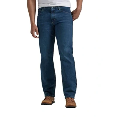 Abbildung von Wrangler Authentics Herren Classic Relaxed Fit Flexível de Ajuste ADO Clássico Jeans, Military Blue Flex (blau), 35W / 32L