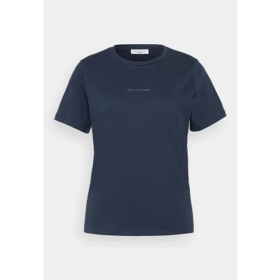 Abbildung von Marc O&#039;Polo Denim Shortsleeve Roundneck Basic FIT WITH LOGO Tshirt basic, Damen, Größe: Medium, Navy teal