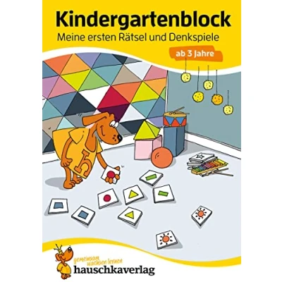 Abbildung von Kindergartenblock ab 3 Jahre Meine ersten Rätsel und Denkspiele: Bunter Rätselblock Sinnvolle Beschäftigung die Spaß macht (Übungshefte blöcke für Kindergarten Vorschule, Band 616)