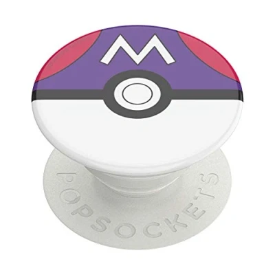 Abbildung von PopSockets: PopGrip Ausziehbarer Sockel und Griff mit einem Austauschbarem Top für Smartphones Tablets Pokémon Master Ball