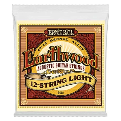 Abbildung von Ernie Ball Earthwood Light Akustik Gitarrensaiten, für 12 Saiter, 80/20 Bronze, Stärke 946