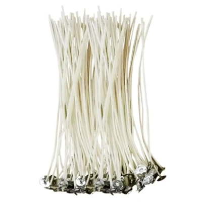 Abbildung von CZ Store® Kerzendochte 50STK10 cm Natürliche Bio Baumwolle, vorgewachst Mit Soja Wachs Langlebig, geruchlos, sauber PDF Anleitung zur Kerzenherstellung