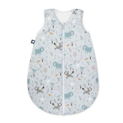 Abbildung von Julius Zöllner Baby Ganzjahresschlafsack aus Jersey Baumwolle, Standard 100 by Oeko Tex, Made in Germany, Gr. 56, Smart Friends