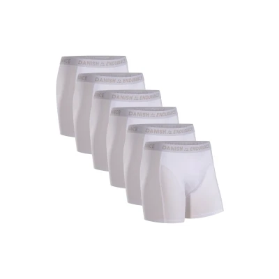 Abbildung von Danish Endurance Classic 6 PACK Panties, Herren, Größe: Large, White
