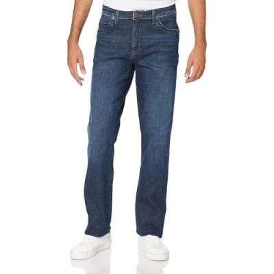 Abbildung von Wrangler Texas Stretch Jeans Straight Leg, Herren, Größe: 36x34, Night break