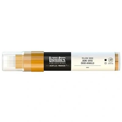 Abbildung von Liquitex 4610416 Professional Paint Marker, Acrylmarker mit hochpigmentierte Acrylfarbe auf Wasserbasis für den Innenbereich &amp; Außenbereich, breite Spitze Oxidgelb