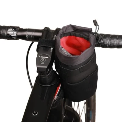 Abbildung von Zefal Z Adventure Pouch Bag Fahrradlenkertasche Erweiterbare Fahrradtasche Bikepacking Lenkertasche Fahrrad Schwarz, 1.1l