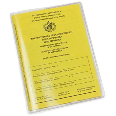 Abbildung von Frentree 5X Impfpass Hülle glasklare Schutzhülle für aktuellen Impfausweis, Made in Germany, reißfest und passgenau, transparente Impfpasshülle, Maße 10 x 13,7 cm