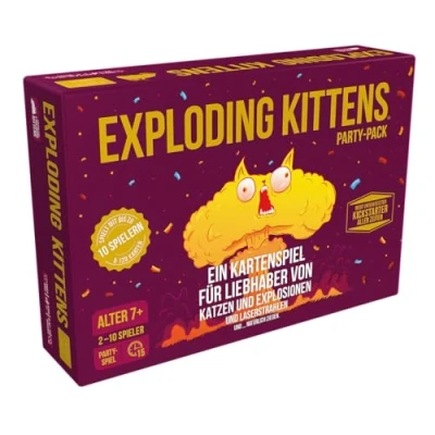 Abbildung von Exploding Kittens EKIEK04NDE Spiel, Mehrfarbig, Bunt