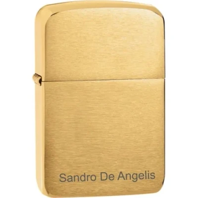 Abbildung von Personalisiertes Zippo Replica 1941 Brass Brushed Feuerzeuge