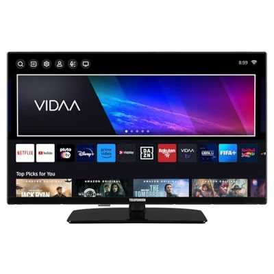 Abbildung von Telefunken Fernseher 32 Zoll Smart TV VIDAA XF32VP750M Full HD Fernseher, HDR mit integriertem Triple Tuner, LED schwarz