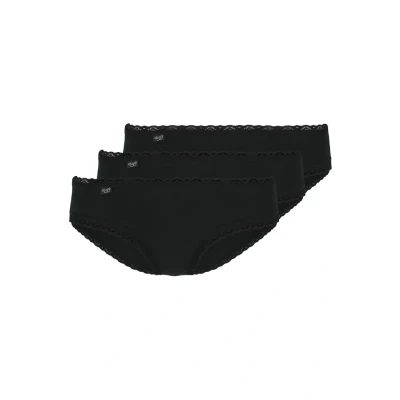 Abbildung von Sloggi 3 PACK Slip, Damen, Größe: 40, Black