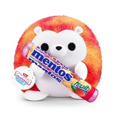 Abbildung von Snackles 77573J, Hedgehog (Mentos, Fruit), Series 2, 35 cm großes Plüschspielzeug, Medium (35 cm)