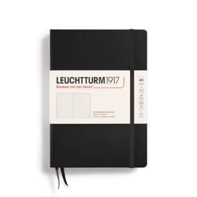 Abbildung von LEUCHTTURM1917 329398 Notizbuch Medium (A5), Hardcover, Schwarz, Dotted