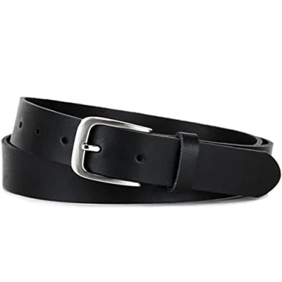 Abbildung von Frentree Ledergürtel MADE IN GERMANY, Gürtel für Damen und Herren, 3 cm breit, Schwarz, 95