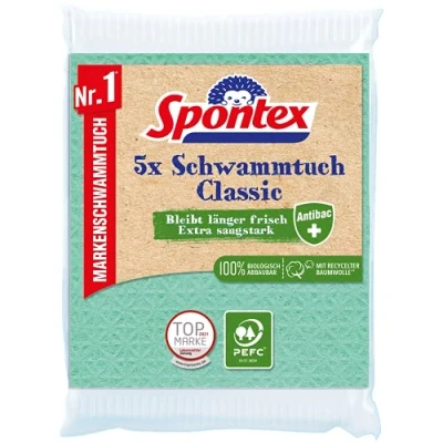 Abbildung von Spontex Schwammtuch Classic, 5 Stück