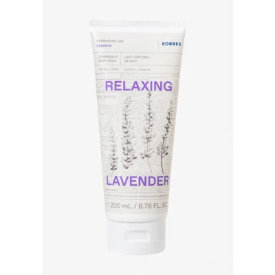 Abbildung von Korres Relaxing Lavender Overnight BODY MILK Feuchtigkeitspflege, Größe: 200 ml,