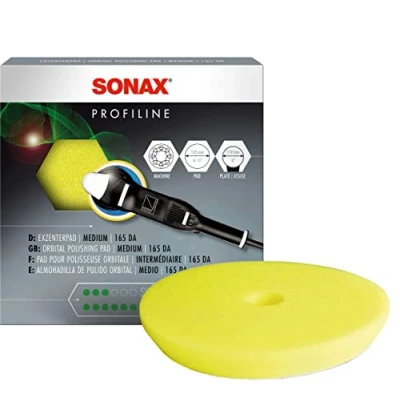 Abbildung von SONAX ExzenterPad medium 165 DA (1 Stück) Polierscheibe für Verwendung im letzten Arbeitsschritt zum Hochglanzfinish, Art Nr. 04935000