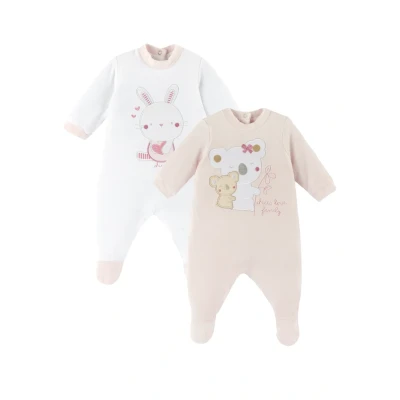Abbildung von Chicco SET 2 Pieces Strampler für Kinder, Größe: 68, Pink