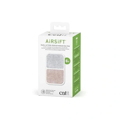 Abbildung von Catit AiRSiFT Dual Action Pad, Geruchspad Katzentoiletten, 6er Pack
