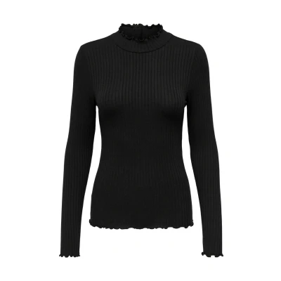 Abbildung von JDY Jdyfransiska Strickpullover, Damen, Größe: Large, Black