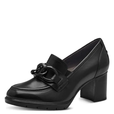 Abbildung von Tamaris Comfort Trotteur Plateaupumps, Damen, Größe: 36, Black nappa Schuhe