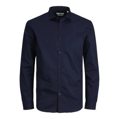 Abbildung von Jack &amp; Jones Premium Jprblacardiff SLIM FIT Hemd, Herren, Größe: XXL, Navy blazer