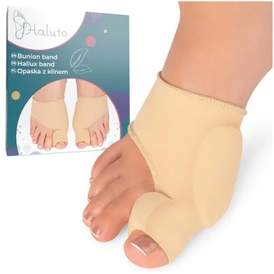 Abbildung von HALUTO Hallux Valgus Korrektur Bandage Zehenspreizer Großer Zeh Socken Mit Gelschutz