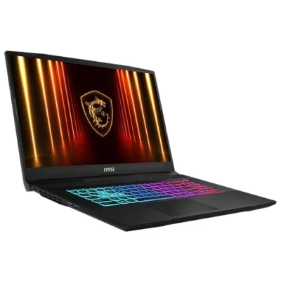Abbildung von MSI Katana 17 HX, Gaming Laptop, 17,3 Zoll Full HD, Intel Core i7 14650HX, NVIDIA GeForce RTX 5070, 16 GB DDR5, 1 TB SSD, Windows 11 Home, QWERTZ Tastatur, Schwarz, B14WGK 060