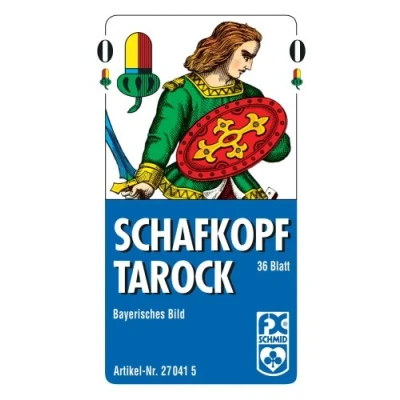 Abbildung von Ravensburger 27041 Schafkopf/Tarock, Bayrisches Bild, 36 Karten in Faltschachtel